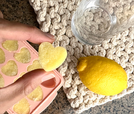 whole lemon Ice Cubes