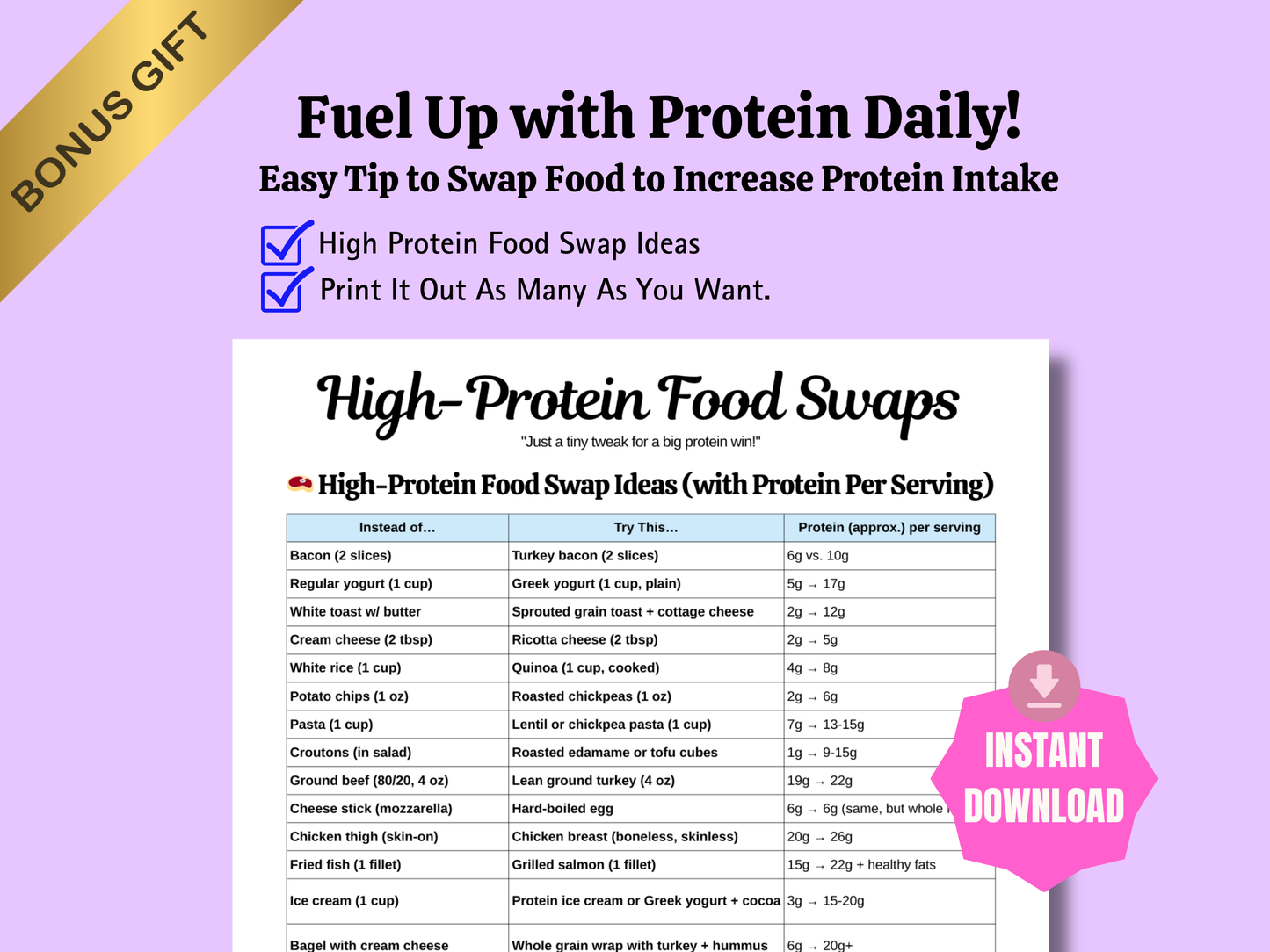 73 Healthier Food Swaps