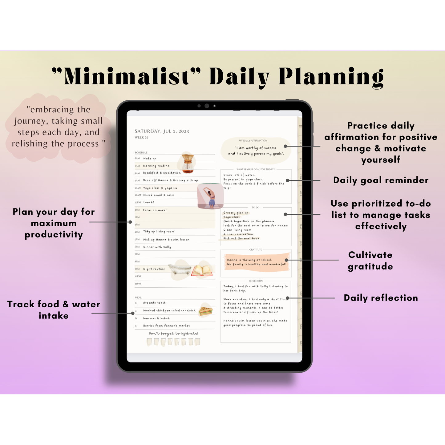 2023 Minimalist Digital Planner