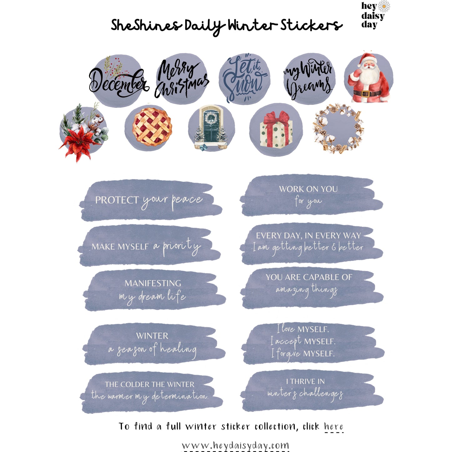 Winter Stickers