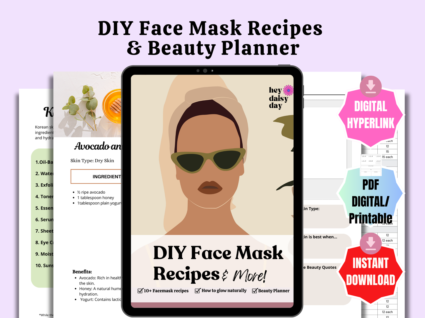DIY Face Mask Recipes and More