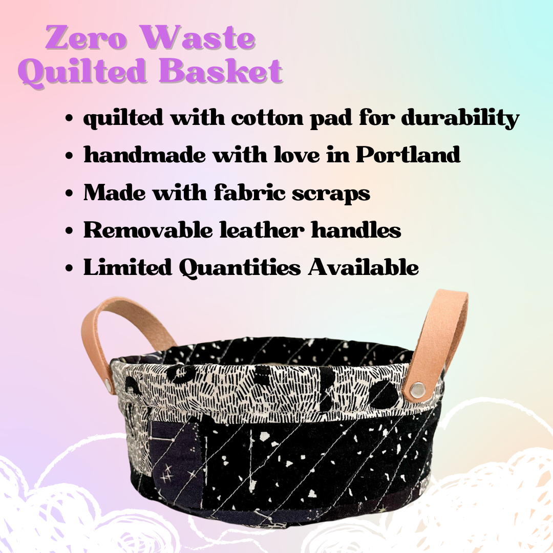 Zero Waste Quilted Basket