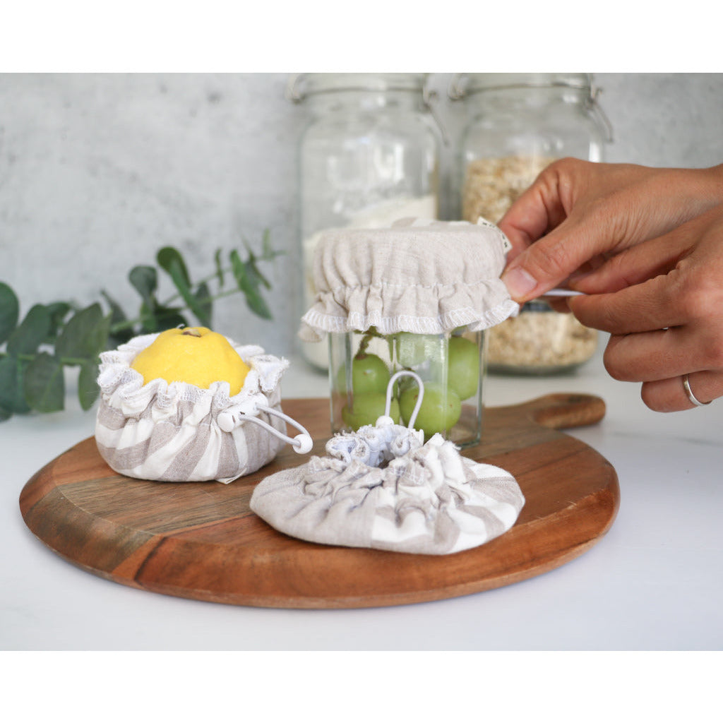 Elastic bowl covers, food container covers, stretch to fit food covers, saran wrap replacement