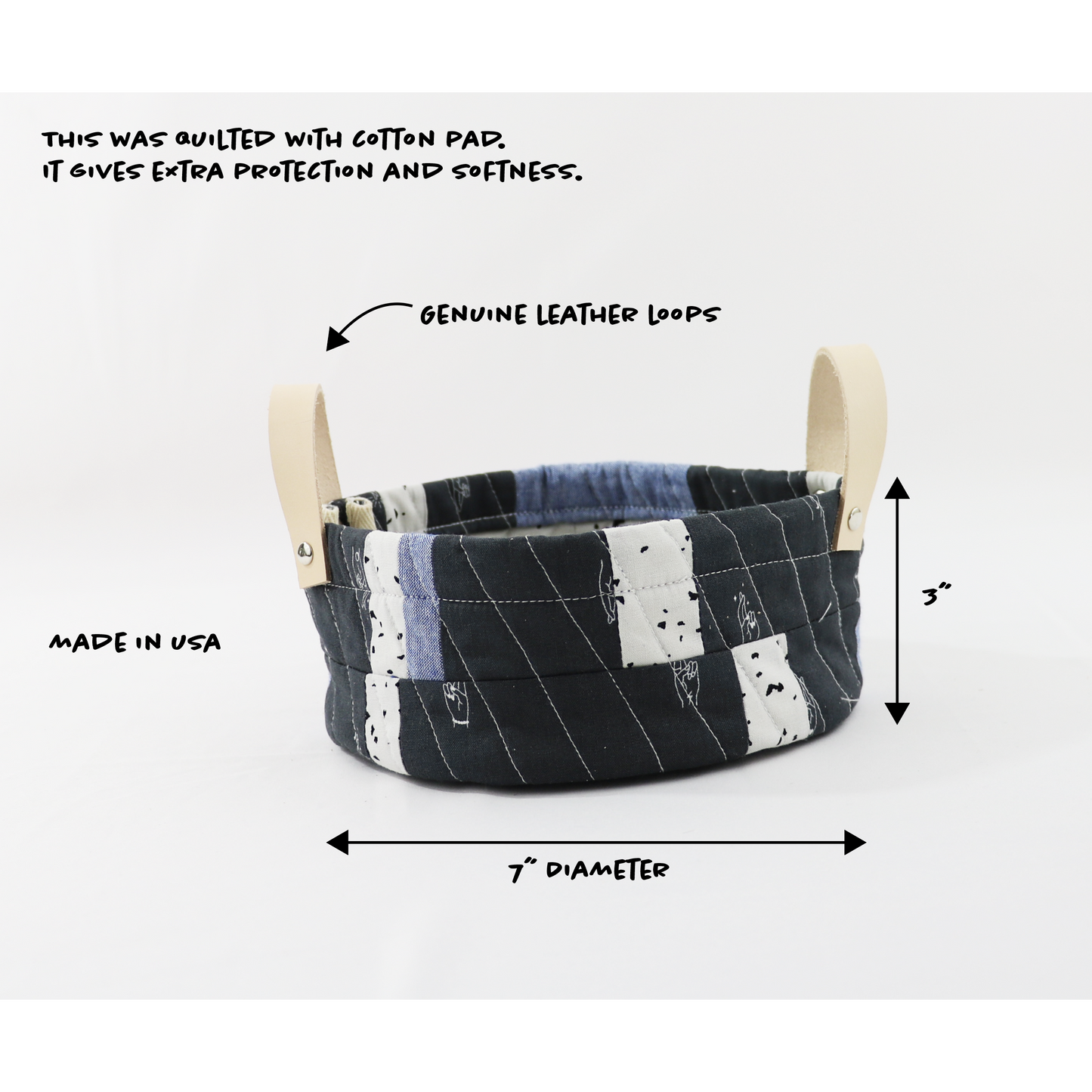 Zero Waste Quilted Basket
