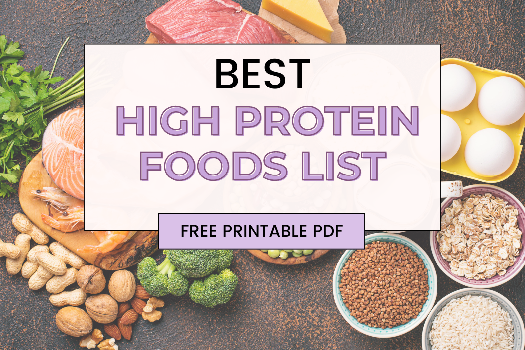 Best High Protein Food Lists