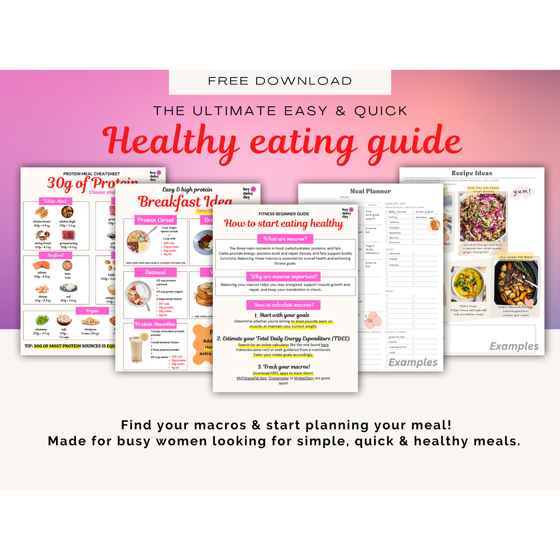 FREE Healthy Eating Guide
