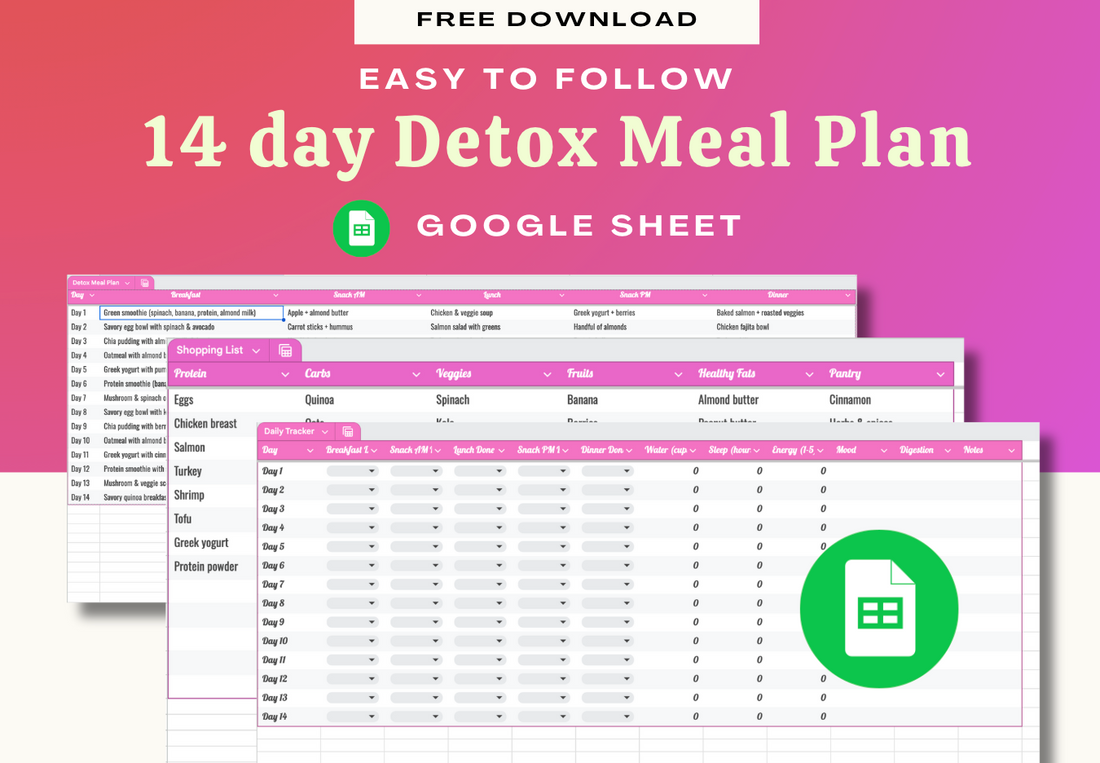 14-Day Detox Meal Plan: Protein-Packed Cleanse for Your Body