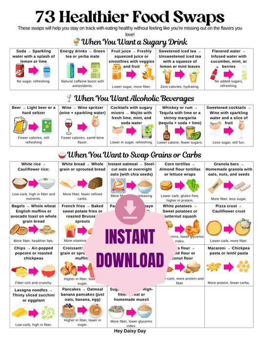 73 Healthier Food Swaps
