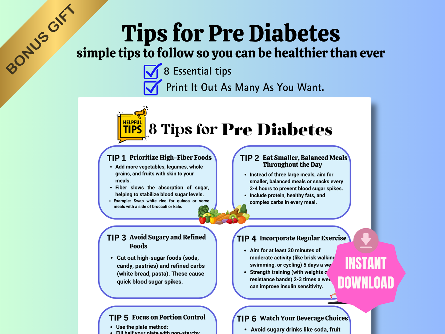 Pre Diabetes Food List