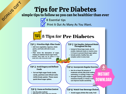 Pre Diabetes Food List