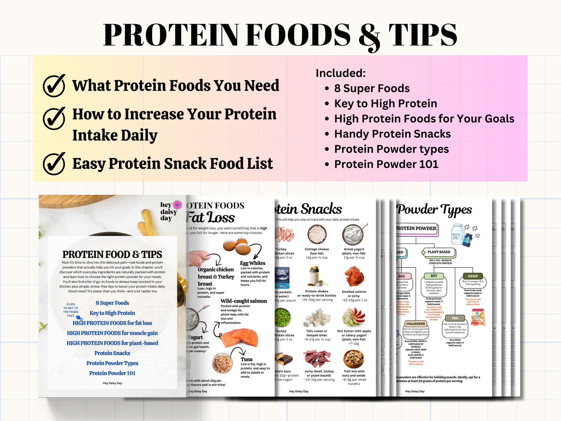 High protein meal plan
Protein recipe book
Protein guide for weight loss
High-protein diet guide
Muscle-building meal guide
Healthy high-protein recipes
Best protein foods for women
Protein cookbook for beginners
Easy protein recipes
Lean protein food list
High-protein meal prep
High-protein snacks
Plant-based protein guide
Clean eating protein plan
Simple protein-packed meals
High-protein recipes for busy women
