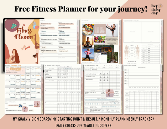 Free Fitness Digital Planner