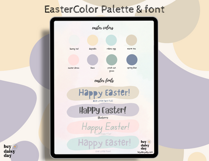 Easter Planner & Stickers