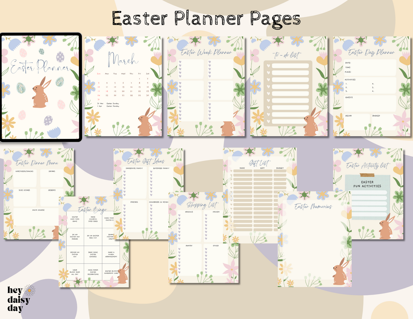 Easter Planner & Stickers