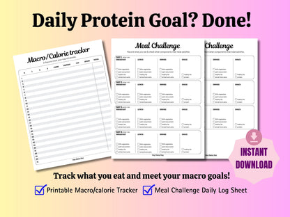 High-Protein Food Macros Chart