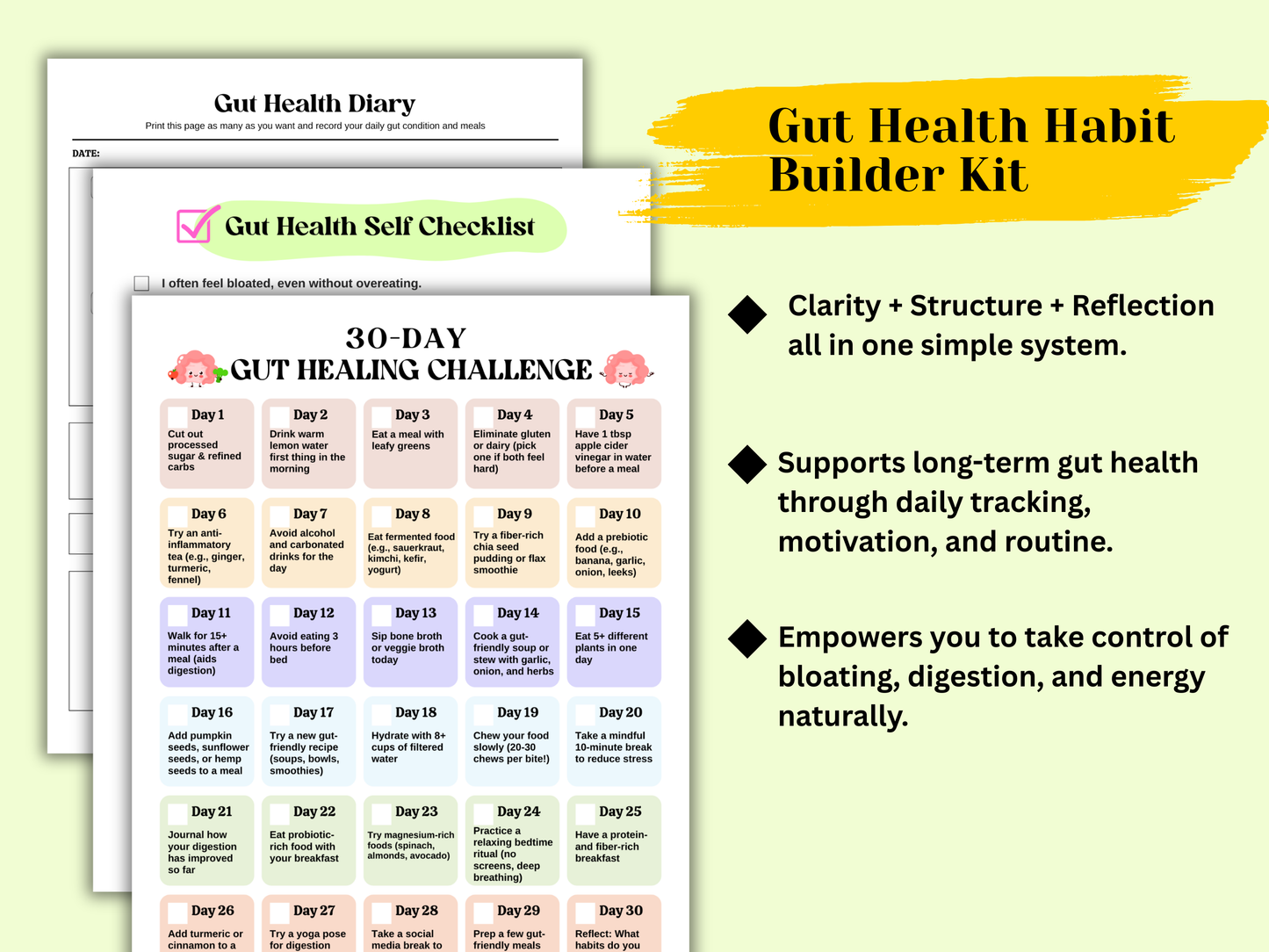 The Gut Glow Bundle: Simple Tools to Heal from the Inside Out