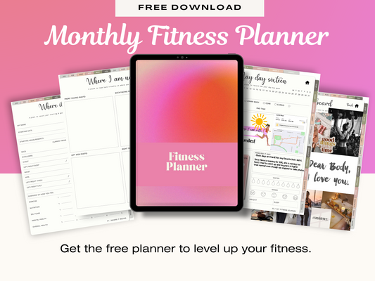 JUNE FREE Fitness Digital Planner