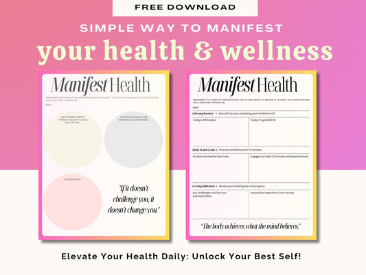 FREE Guide to Manifesting Health and Wellness