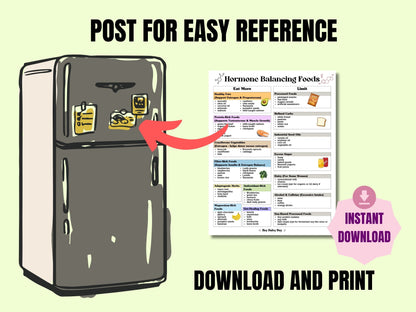 Hormone Balancing Foods Chart