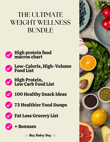 healthy eating bundle for women, printable weight loss toolkit, meal planner for women over 40, high protein food list PDF, fat loss grocery list, low-carb high-protein guide, fitness tracker for women, beginner meal plan for weight loss, women's health printables, nutrition guide for over 35