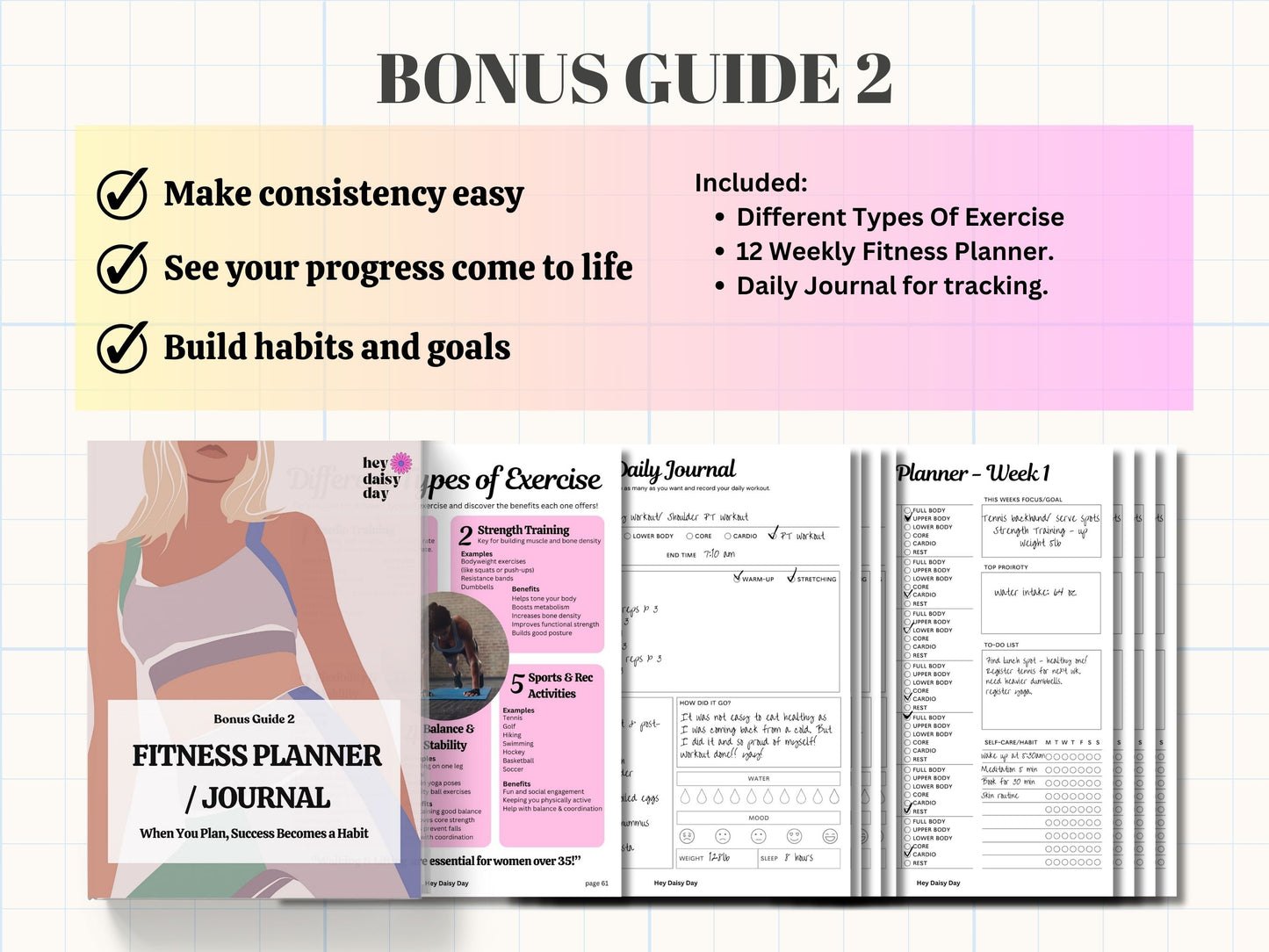 Easy Beginner 12-WEEK Dumbbell Workout Plan for Women [PDF printable]