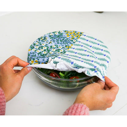 Save Earth and reduce plastic wrap. Mighty Food Covers will help eliminate plastic wrap. Cover your lemons with Food covers.Cover Leftover salad. 