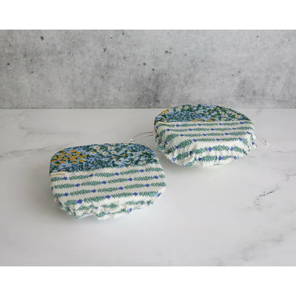 Elastic bowl covers, food container covers, stretch to fit food covers, saran wrap replacement