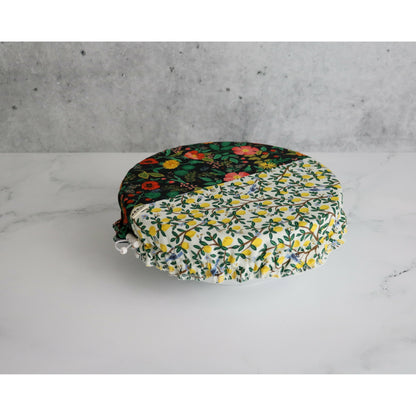 Elastic bowl covers, food container covers, stretch to fit food covers, saran wrap replacement