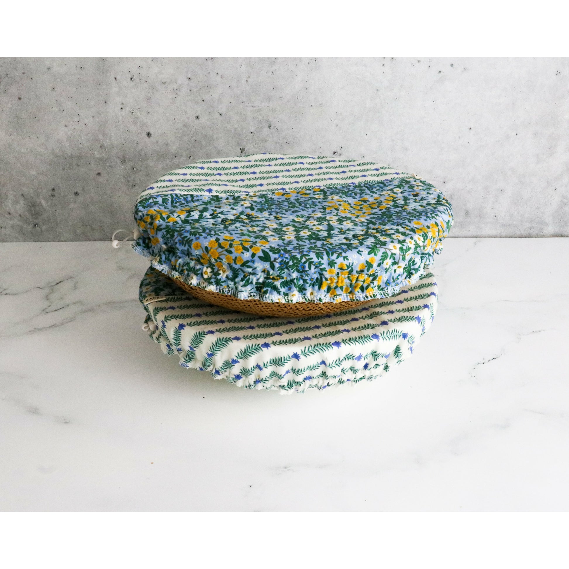 Elastic bowl covers, food container covers, stretch to fit food covers, saran wrap replacement